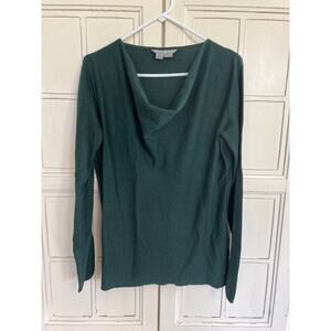 Royal Robbins size medium dark green wool blend sweater lightweight